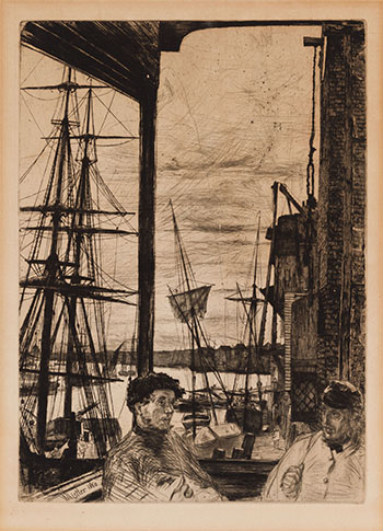 Rotherhithe (Kennedy 66; Glasgow 70) by James Abott McNeill Whistler