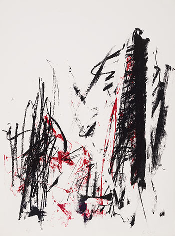 Trees – Rouge par Joan Mitchell