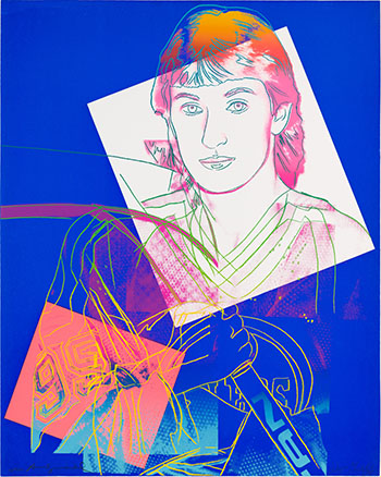 Wayne Gretzky #99 (F.&S.II.306) by Andy Warhol