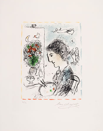 The Flowering Trestle par Marc Chagall