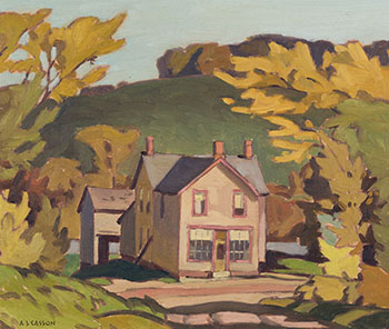 General Store at Terra Cotta, Ontario par Alfred Joseph (A.J.) Casson