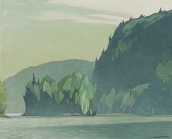 Blue Morning, Oxtongue Lake by Alfred Joseph (A.J.) Casson