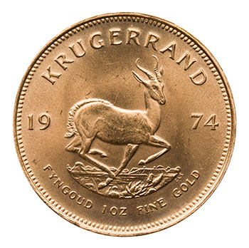 Republic Gold One Krugerrand 1974 by  South Africa