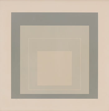 WLS XIV, from White Line Squares (Series II) par Josef Albers