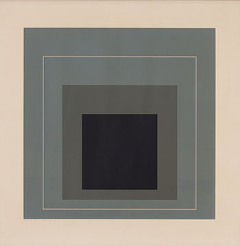 WLS IX, from White Line Squares (Series II) par Josef Albers