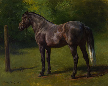 Étude de cheval brun par Rosa (Marie-Rosalie) Bonheur