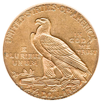 Gold $2 ½ Quarter Eagle “Indian Head” 1926, Philadelphia Mint par  USA