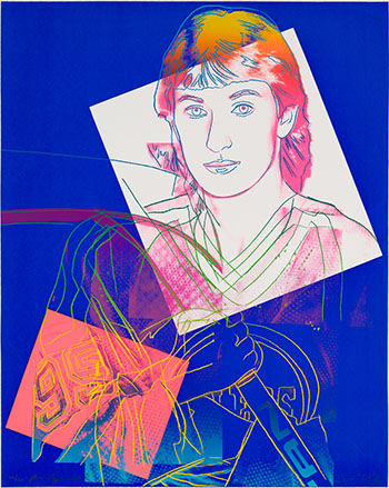 Wayne Gretzky #99 (F.&S.II.306) by Andy Warhol