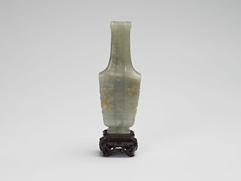 A Chinese Mottled Celadon Jade Vase, 17th/18th Century by  Chinese Art