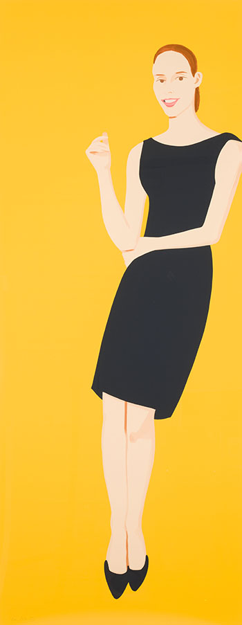 Ulla (from Black Dress) by Alex Katz