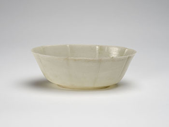 A Mottled Chinese White Jade Mughal-Style Bowl, Qing Dynasty by  Chinese Art