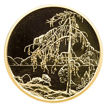 Elizabeth II Gold Proof 200 Dollars 2002, “The Jack Pine – Tom Thomson” by  Canada
