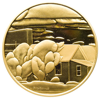 Elizabeth II Gold Proof 200 Dollars 2003, “Houses – Lionel Lemoine Fitzgerald” par  Canada