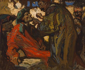 The Barber by Sir Frank Brangwyn
