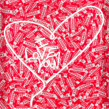 Love is Fragile by Mr. Brainwash
