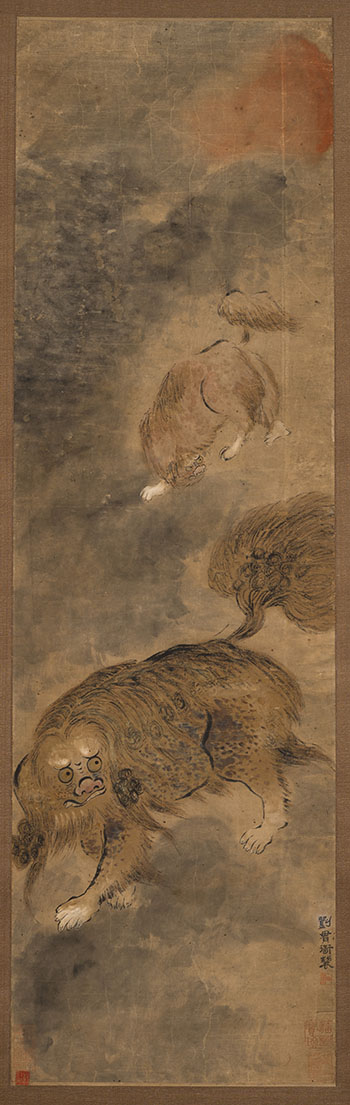 Auspicious Beasts by Attributed to Liu Guandao