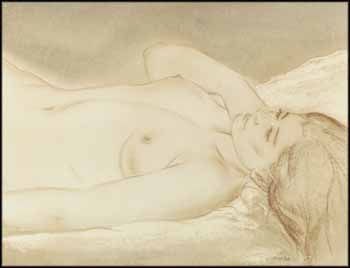 Reclining Nude by Louis Muhlstock