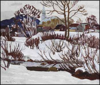 Snow Scene by Randolph Stanley Hewton