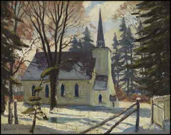 Church in Winter par Frank Shirley Panabaker