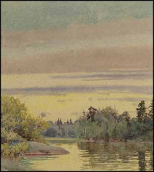 Golden Evening, Keewatin by Walter Joseph (W.J.) Phillips
