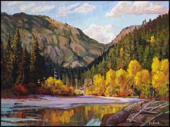 Autumn Valley (Whistler - Pemberton) by Ron Hedrick