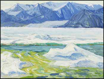 Bylot Island from Pond Inlet by Doris Jean McCarthy