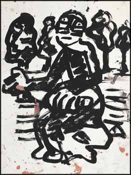 Figure with Trees in the Background by John Scott
