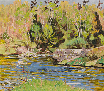Landscape with Stream par Randolph Stanley Hewton