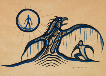Eagle Spirit, Sun Spirit and Warrior par Carl Ray