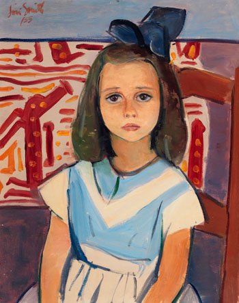 Girl with Ribbon Bow by Jori (Marjorie) Smith