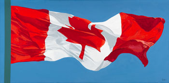 Pt. Sandfield Flag by Charles Pachter