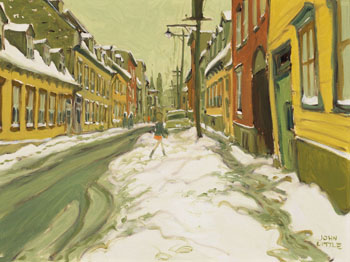 Rue Richelieu, Québec by John Geoffrey Caruthers Little