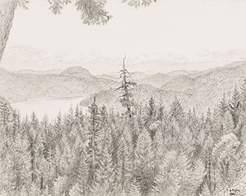 Finlayson Arm, near Victoria, BC by Edward John (E.J.) Hughes