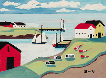 Harbour Scene by Maud Lewis