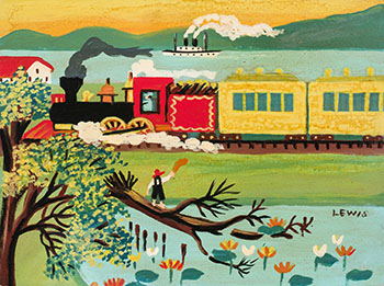Passing Train par Maud Lewis
