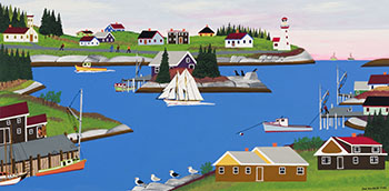 Fishing Village by Joseph Norris