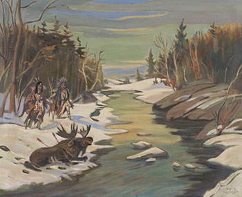 The Moose Hunt by Ralph Wallace Burton