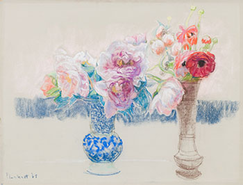 Floral Still Life by Joseph Francis (Joe) Plaskett