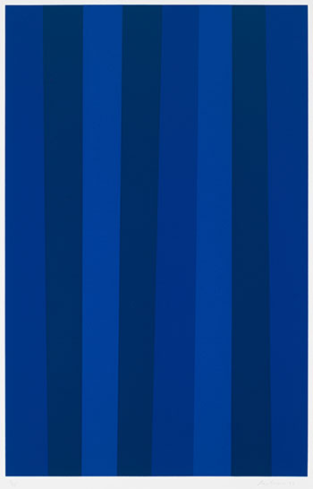 Blue Quantifier #25 par Guido Molinari