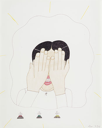 Composition (Remembering Ancestors) by Annie Pootoogook