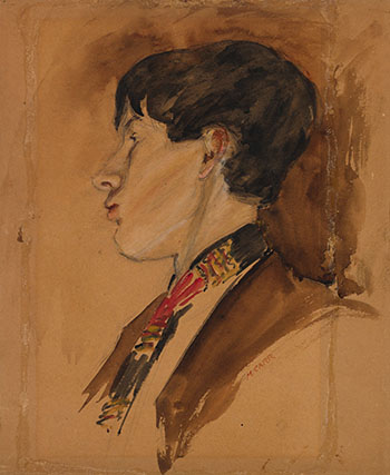 Portrait of a Young Man par Attributed to Emily Carr
