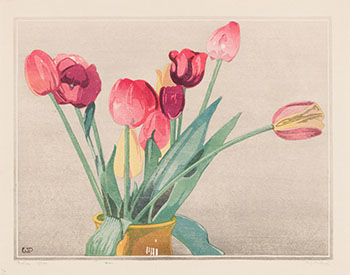 Tulips par Walter Joseph (W.J.) Phillips