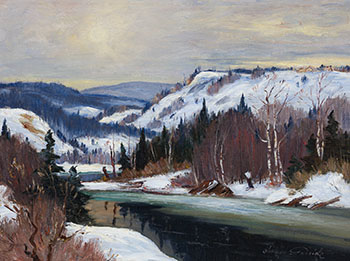 Late Afternoon, Laurentians par Thomas Hilton Garside