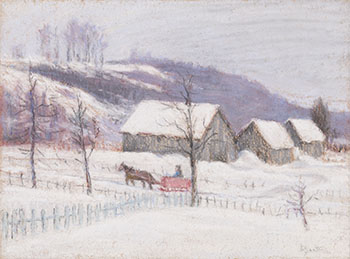 Sleighing Scene, Charlevoix par Ethel Seath