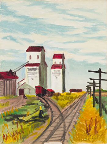 Elevators near Winnipeg by Paul Rand