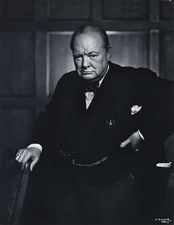 Winston Churchill by Yousuf Karsh