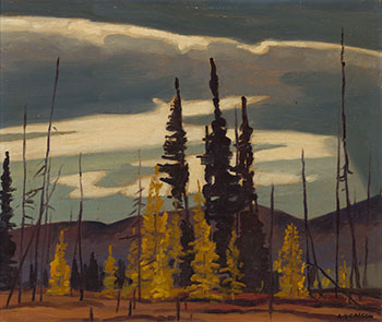 Sundown – Near Eels Lake by Alfred Joseph (A.J.) Casson