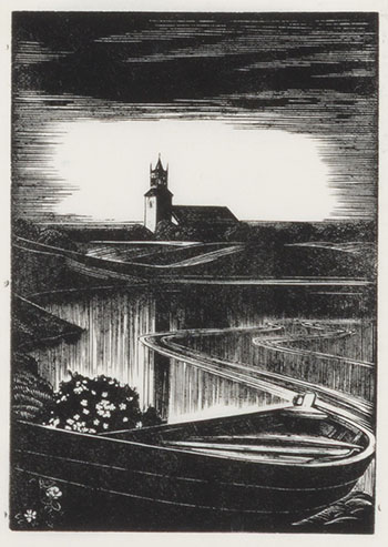 Distant View of St. Andrew’s Church 1850 by Walter Joseph (W.J.) Phillips