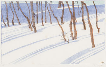 The Red River in Winter by Walter Joseph (W.J.) Phillips