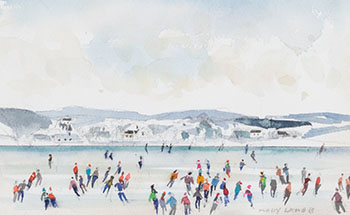 Skaters No. 3 by Molly Joan Lamb Bobak